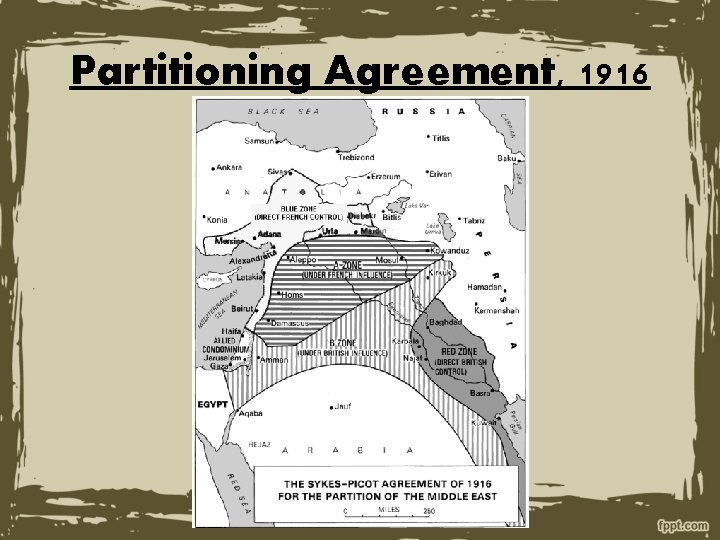 Partitioning Agreement, 1916 
