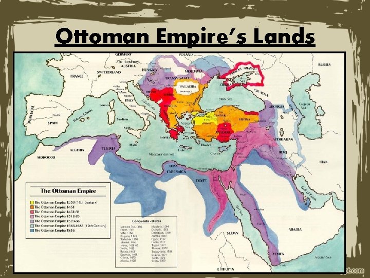 Ottoman Empire’s Lands 