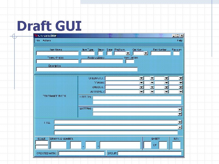 Draft GUI 