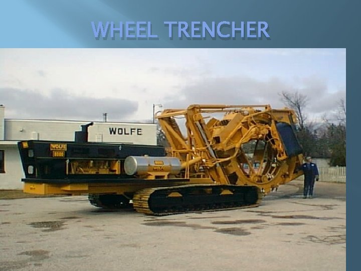 WHEEL TRENCHER WHEEL TRENCHER