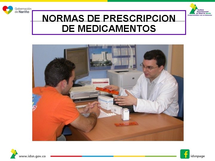 NORMAS DE PRESCRIPCION DE MEDICAMENTOS 