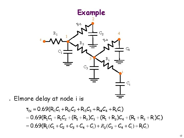 Example 2 R 1 C 2 1 s 4 R 3 C 4 C