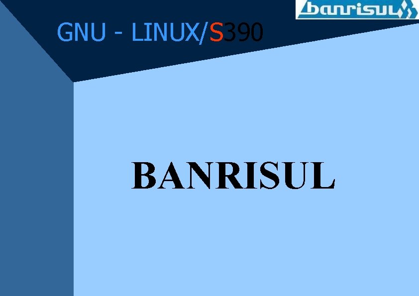 GNU - LINUX/S 390 BANRISUL 