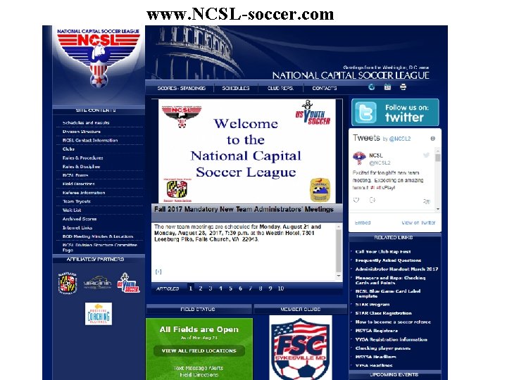 www. NCSL-soccer. com 