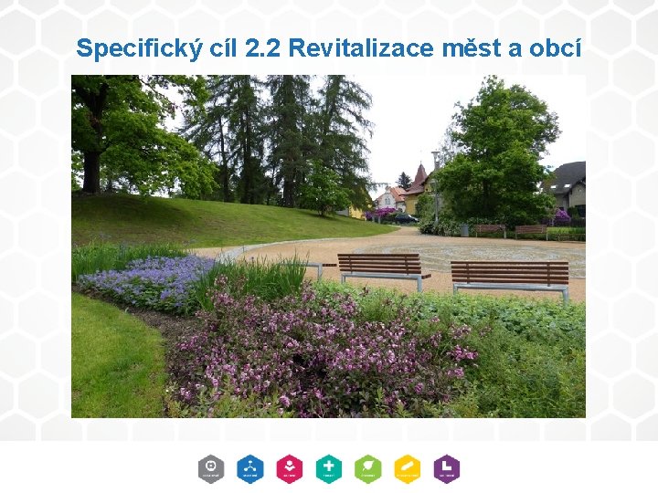 Specifický cíl 2. 2 Revitalizace měst a obcí 