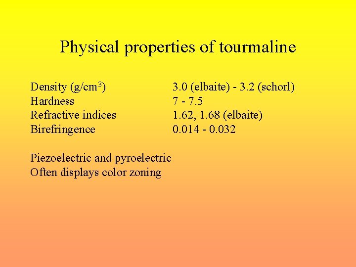 Tourmaline General Formula Xy 3 Z 6bo 33