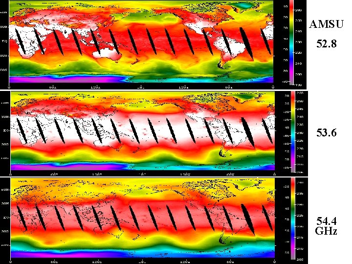 AMSU 52. 8 53. 6 54. 4 GHz 