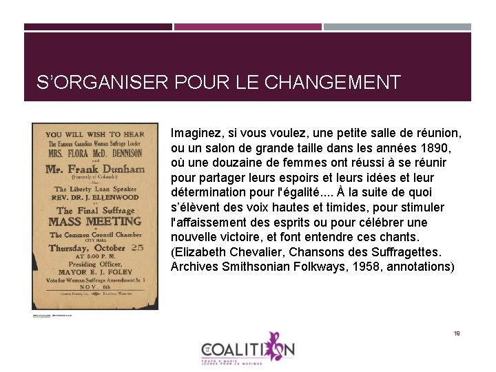 S’ORGANISER POUR LE CHANGEMENT Imaginez, si vous voulez, une petite salle de réunion, ou S’ORGANISER POUR LE CHANGEMENT Imaginez, si vous voulez, une petite salle de réunion, ou