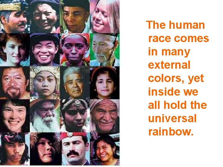 All Races Color COLOR and Weight Loss Presented by Renae Jensen