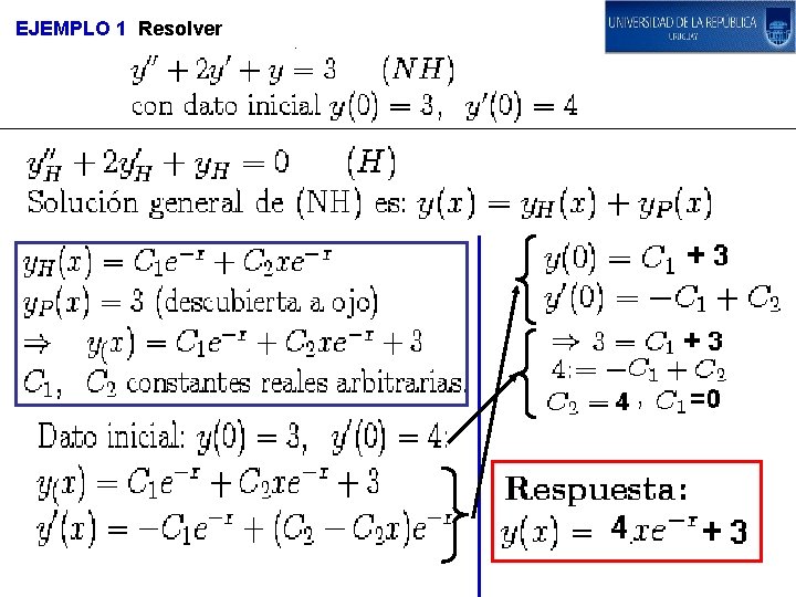 EJEMPLO 1 Resolver 