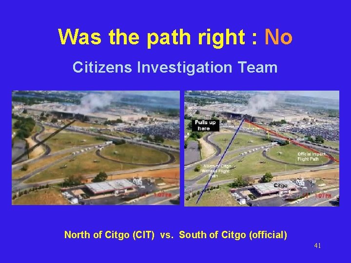 Was the path right : No Citizens Investigation Team North of Citgo (CIT) vs.