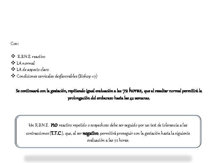 Con: v R. B. N. E. reactivo v LA normal v LA de aspecto