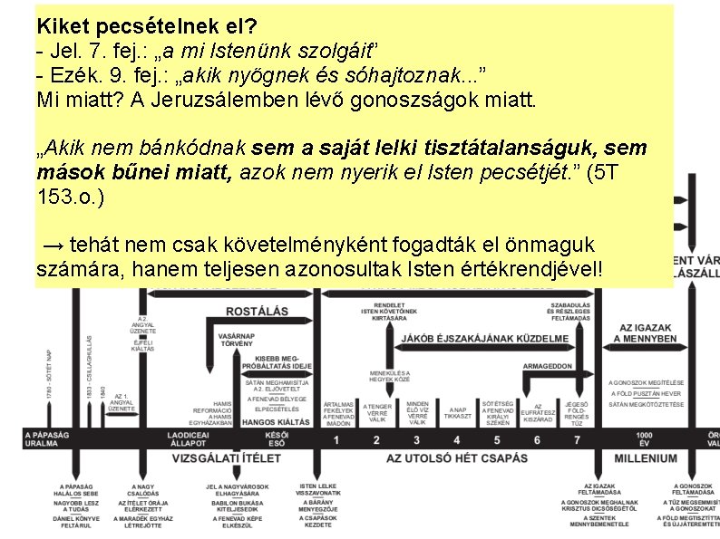 Kiket pecsételnek el? - Jel. 7. fej. : „a mi Istenünk szolgáit” - Ezék.