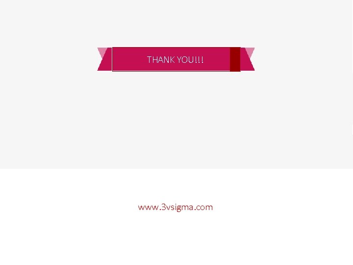 THANK YOU!!! www. 3 vsigma. com 