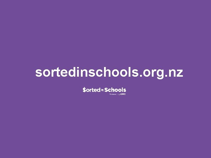sortedinschools. org. nz 