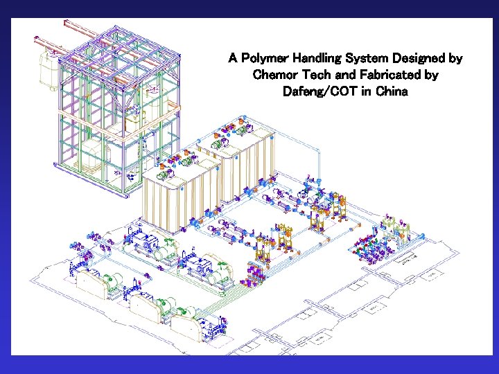 A Polymer Handling System Designed by Chemor Tech and Fabricated by Dafeng/COT in China