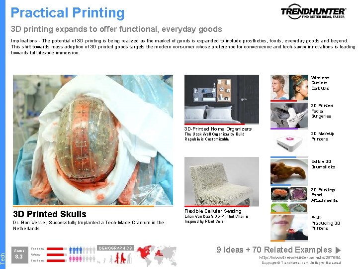 Tech Practical Printing 3 D printing expands to offer functional, everyday goods Implications -