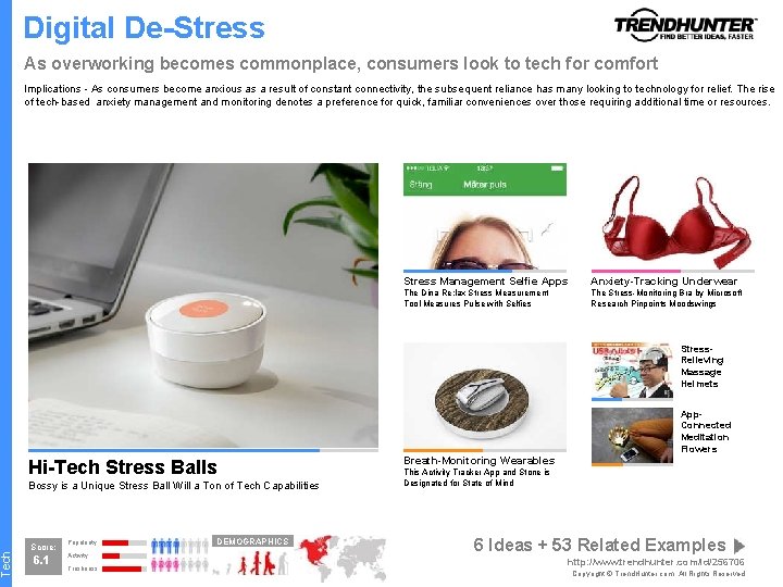 Tech Digital De-Stress As overworking becomes commonplace, consumers look to tech for comfort Implications