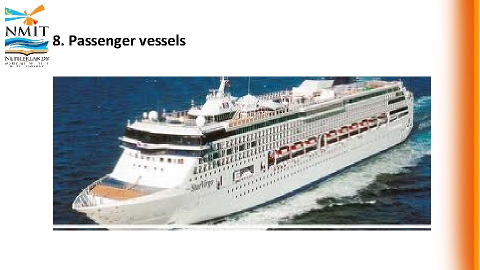 8. Passenger vessels 