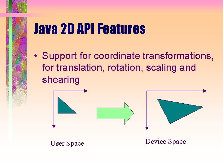 Advanced User Interfaces with Java SD 98 Session