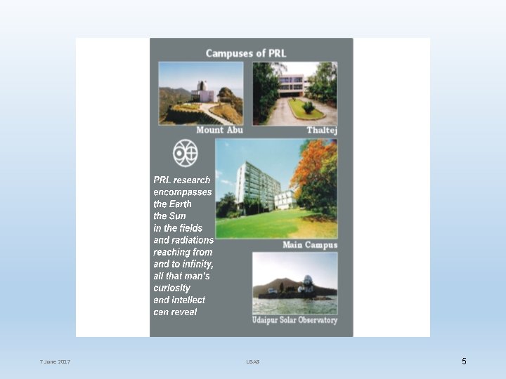 7 June 2017 LISA 8 5 