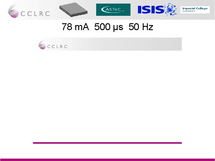 78 m. A 500 µs 50 Hz 