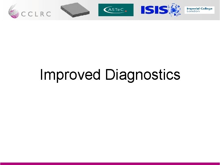 Improved Diagnostics 