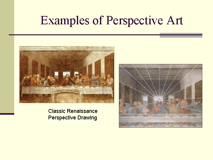 Examples of Perspective Art Classic Renaissance Perspective Drawing 