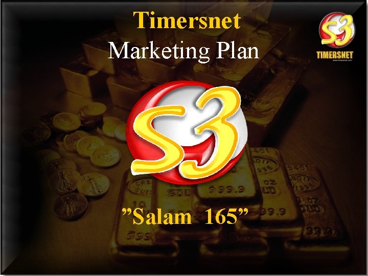 Timersnet Marketing Plan ”Salam 165” 