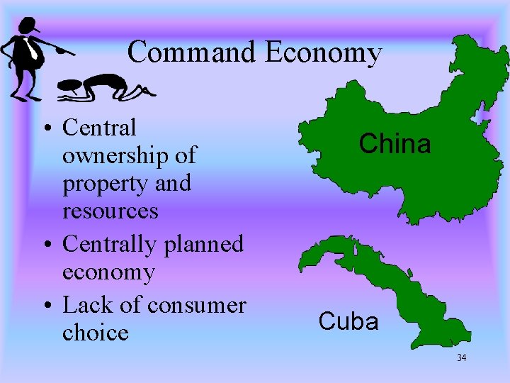 Command Economy • Central ownership of property and resources • Centrally planned economy •