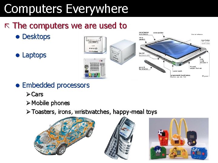 Welcome to Comp 411 Computer Organization and Design