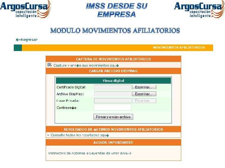 MODULO MOVIMIENTOS AFILIATORIOS 