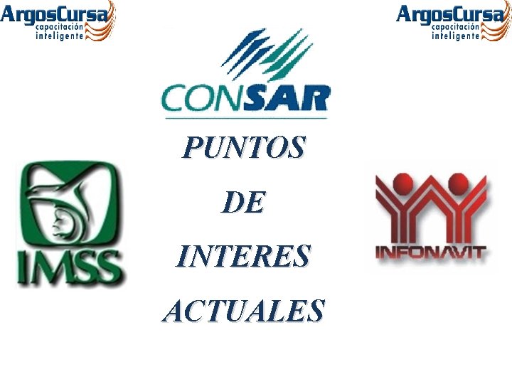 PUNTOS DE INTERES ACTUALES 