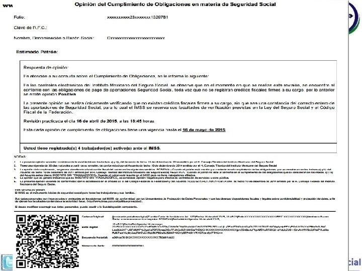 APLICACIÓN IMSS ART 32 -D CFF 