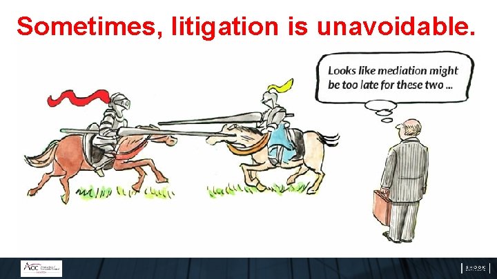 Sometimes, litigation is unavoidable. 