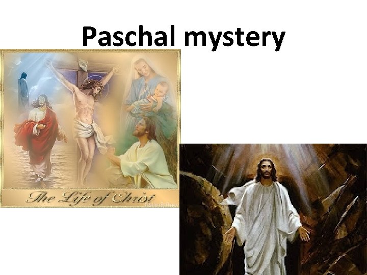 Paschal mystery 