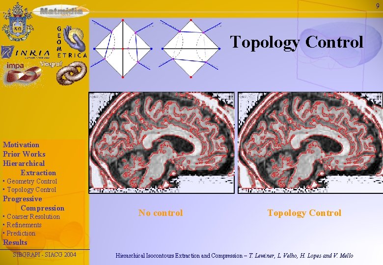 9 Topology Control Motivation Prior Works Hierarchical Extraction • Geometry Control • Topology Control