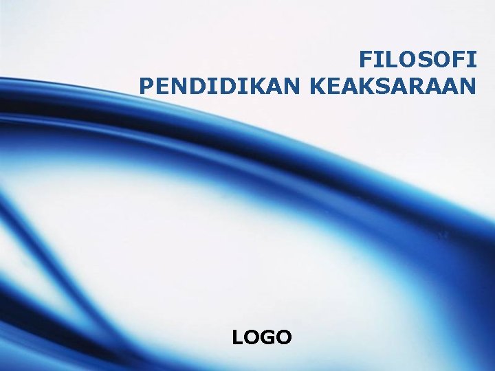 FILOSOFI PENDIDIKAN KEAKSARAAN LOGO 