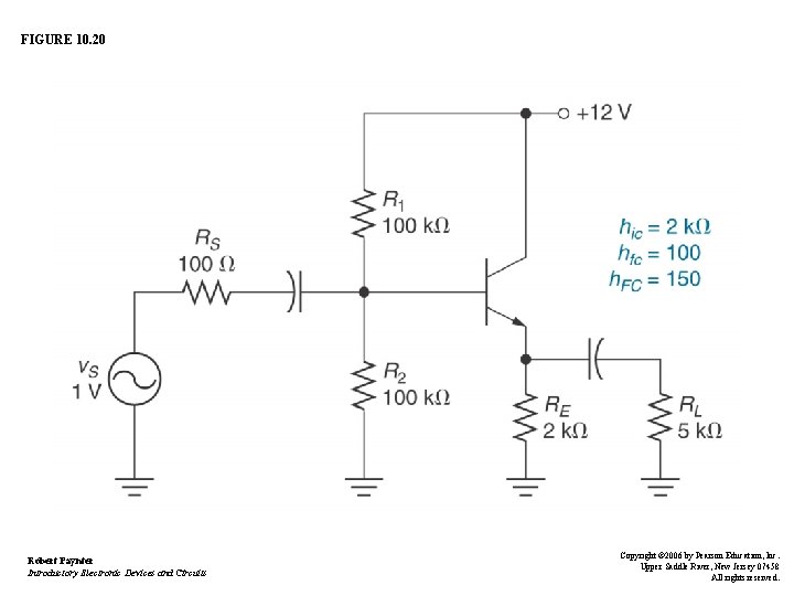 FIGURE 10. 20 Robert Paynter Introductory Electronic Devices and Circuits Copyright © 2006 by FIGURE 10. 20 Robert Paynter Introductory Electronic Devices and Circuits Copyright © 2006 by