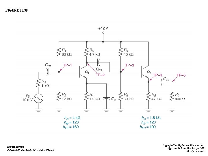 FIGURE 10. 30 Robert Paynter Introductory Electronic Devices and Circuits Copyright © 2006 by FIGURE 10. 30 Robert Paynter Introductory Electronic Devices and Circuits Copyright © 2006 by