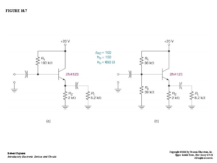 FIGURE 10. 7 Robert Paynter Introductory Electronic Devices and Circuits Copyright © 2006 by FIGURE 10. 7 Robert Paynter Introductory Electronic Devices and Circuits Copyright © 2006 by