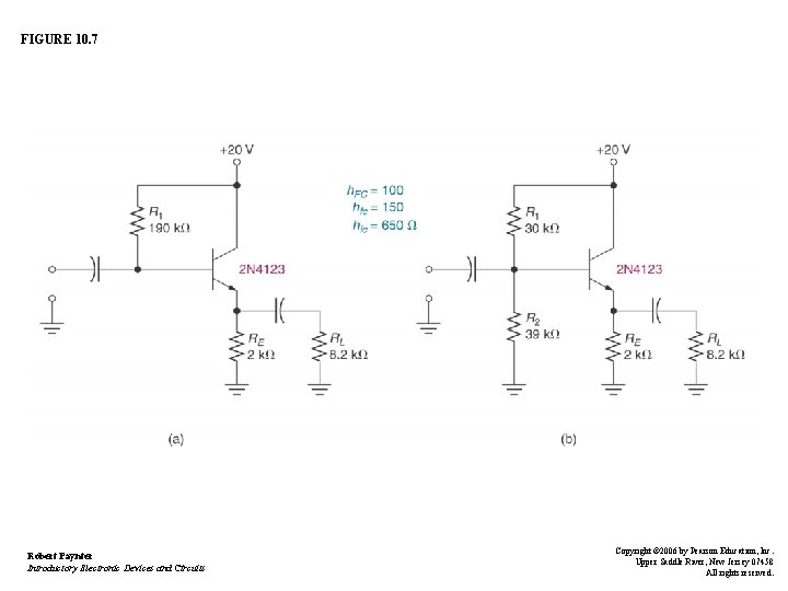 FIGURE 10. 7 Robert Paynter Introductory Electronic Devices and Circuits Copyright © 2006 by