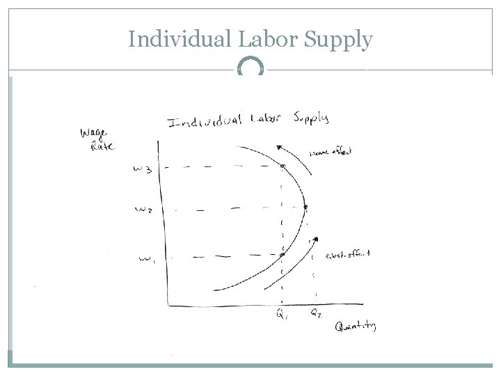 Individual Labor Supply 