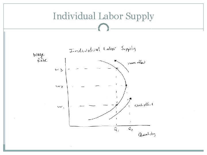 Individual Labor Supply 