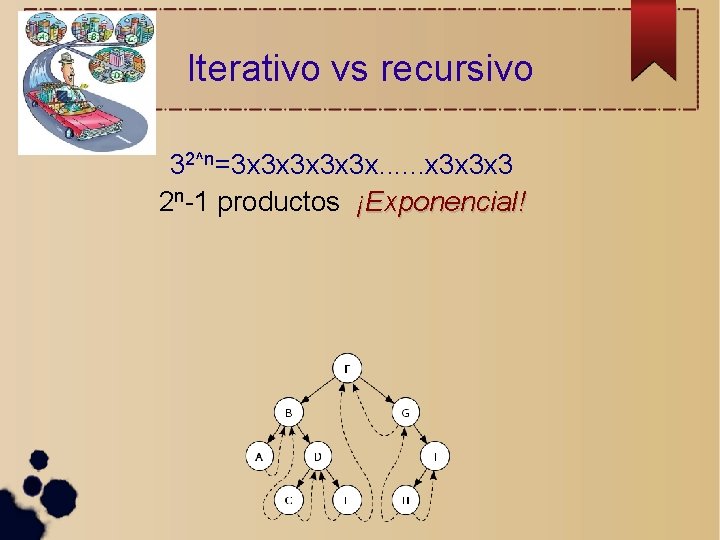 Iterativo vs recursivo 32^n=3 x 3 x 3 x. . . x 3 x