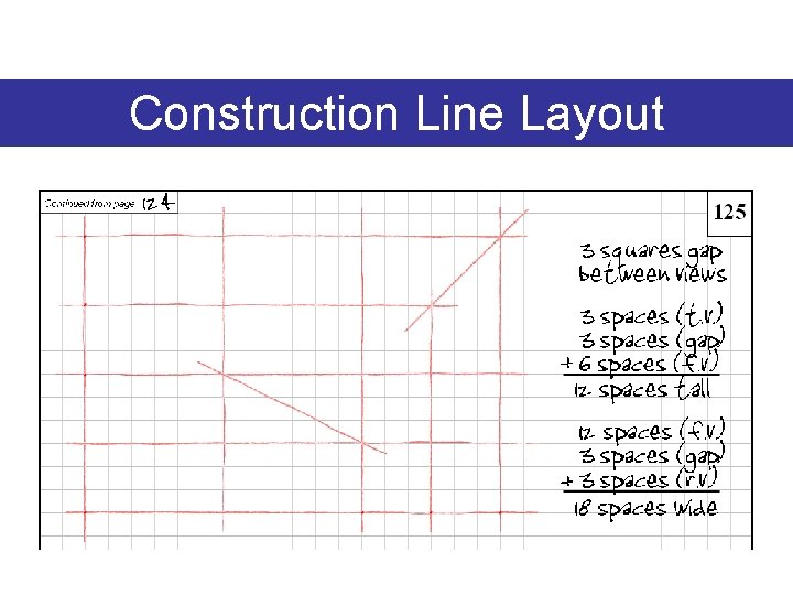 Construction Line Layout 