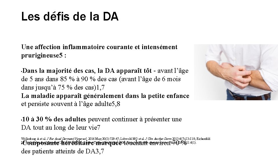 Les défis de la DA Une affection inflammatoire courante et intensément prurigineuse 5 :