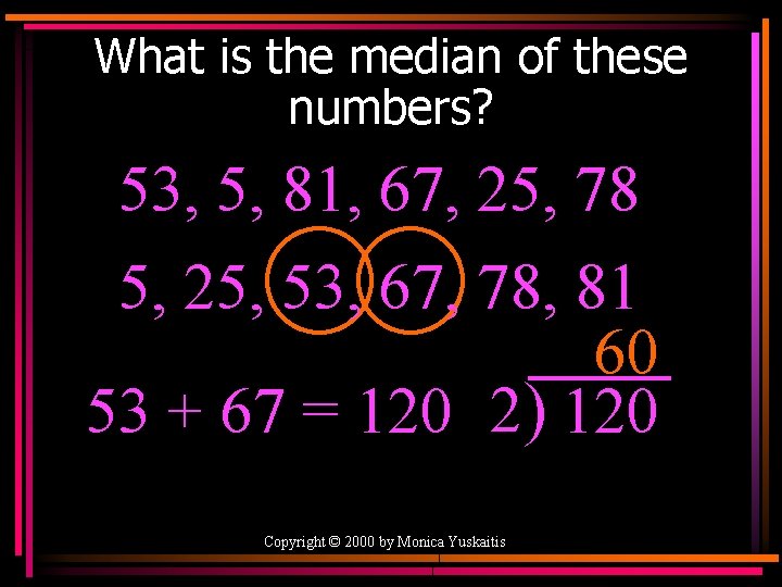 Mean Median Mode Range By Mr Clutter Vms