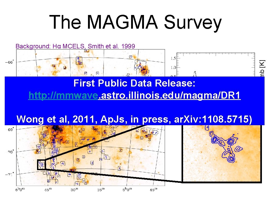 The MAGMA Survey First Public Data Release: http: //mmwave. astro. illinois. edu/magma/DR 1 LSR