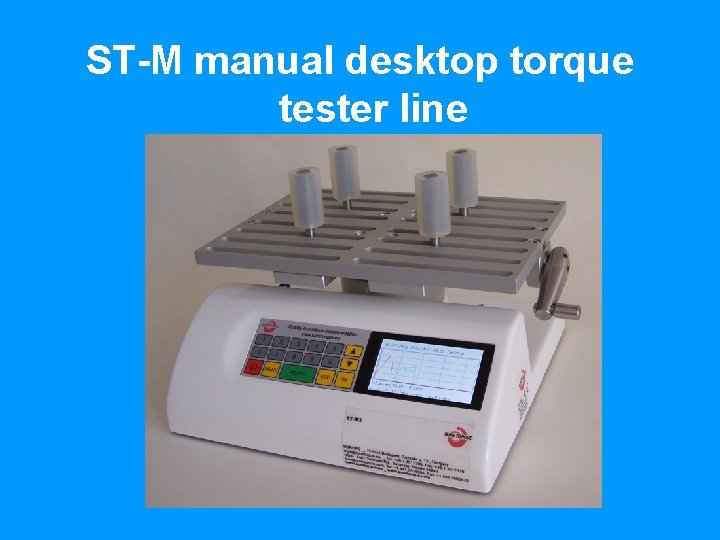 ST-M manual desktop torque tester line 